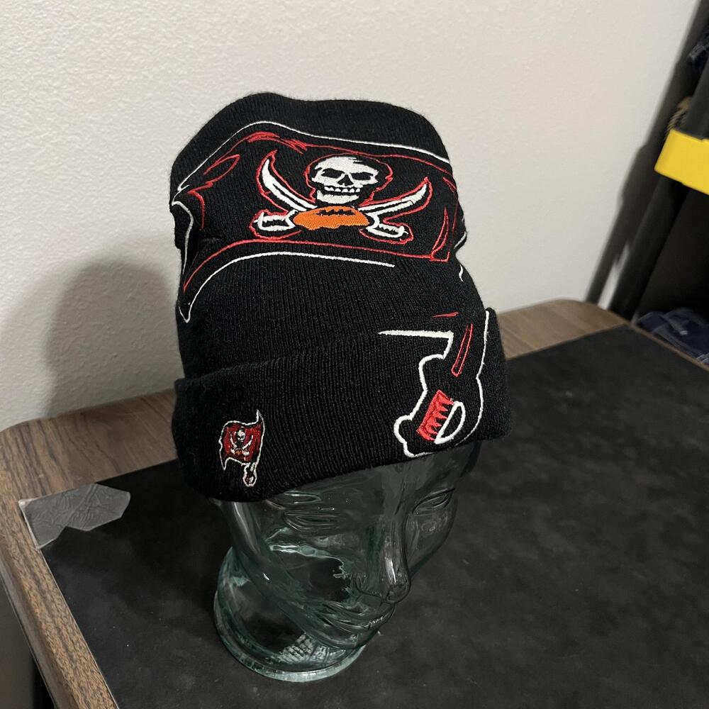 Tampa Bay Buccaneers Hat Beanie Men Black Drew Pearson NFL Football NFL Game Day